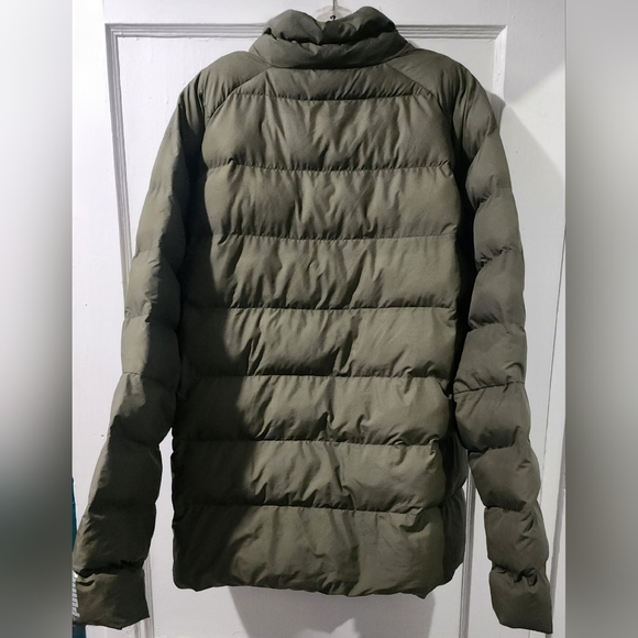 Puma Olive Puffer Jacket - Picture 3 of 3